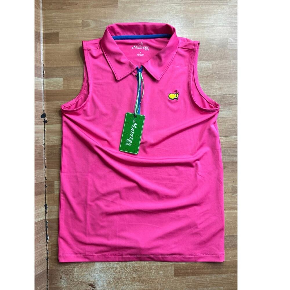 official Masters Tournament Girls' Knit Golf tank, NWT